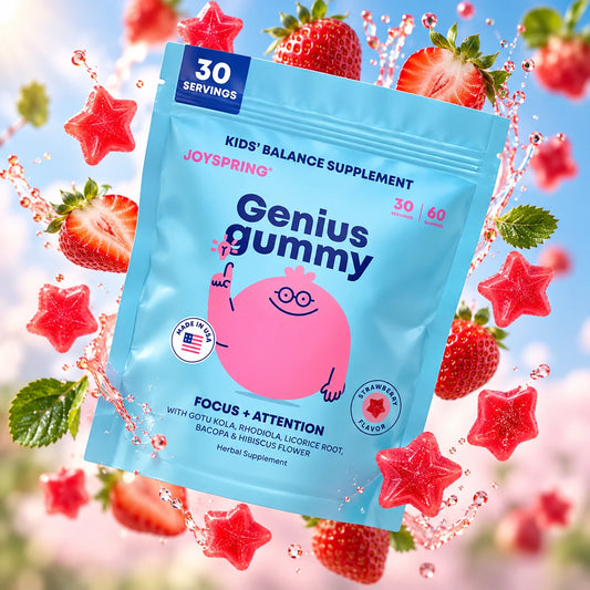 Genius Gummy – Suplemento Botánico para el Enfoque y Atención Infantil (30 porciones)