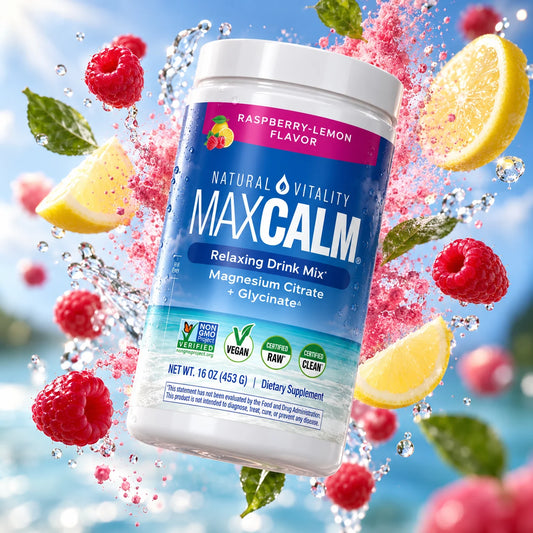 Natural Vitality MaxCalm – Bebida Relajante de Magnesio