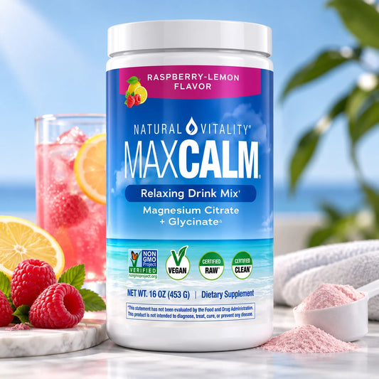 Natural Vitality MaxCalm – Bebida Relajante de Magnesio