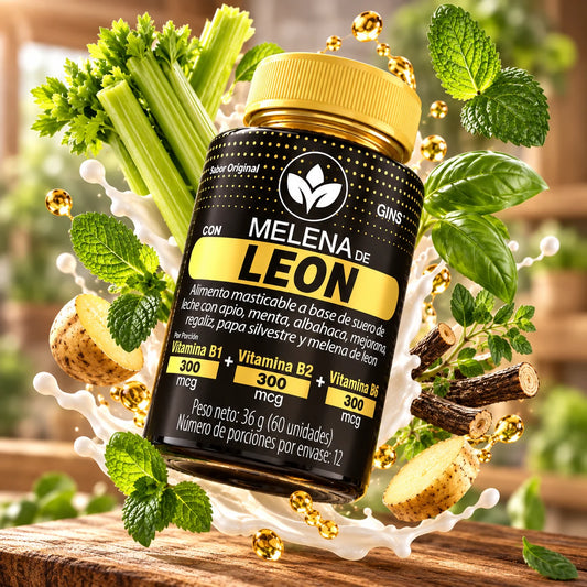 Melena de León – Gomitas Masticables con Vitaminas B1, B2 y B6 | 60 Unidades