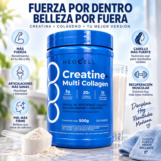 NeoCell Creatine+ Multi Collagen · Edición 500g